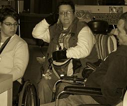 Foyergespr�ch zu dritt